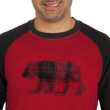 Eddie Bauer Pijama para Caballero Rojo Mediana
