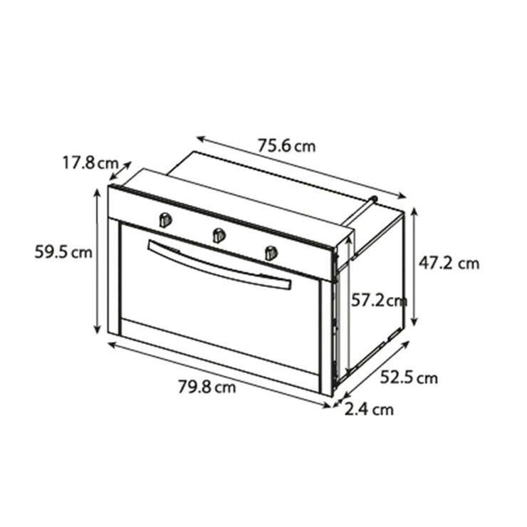 Teka Horno eléctrico y a gas 80 cm Teka Horno eléctrico y a gas 80 cm