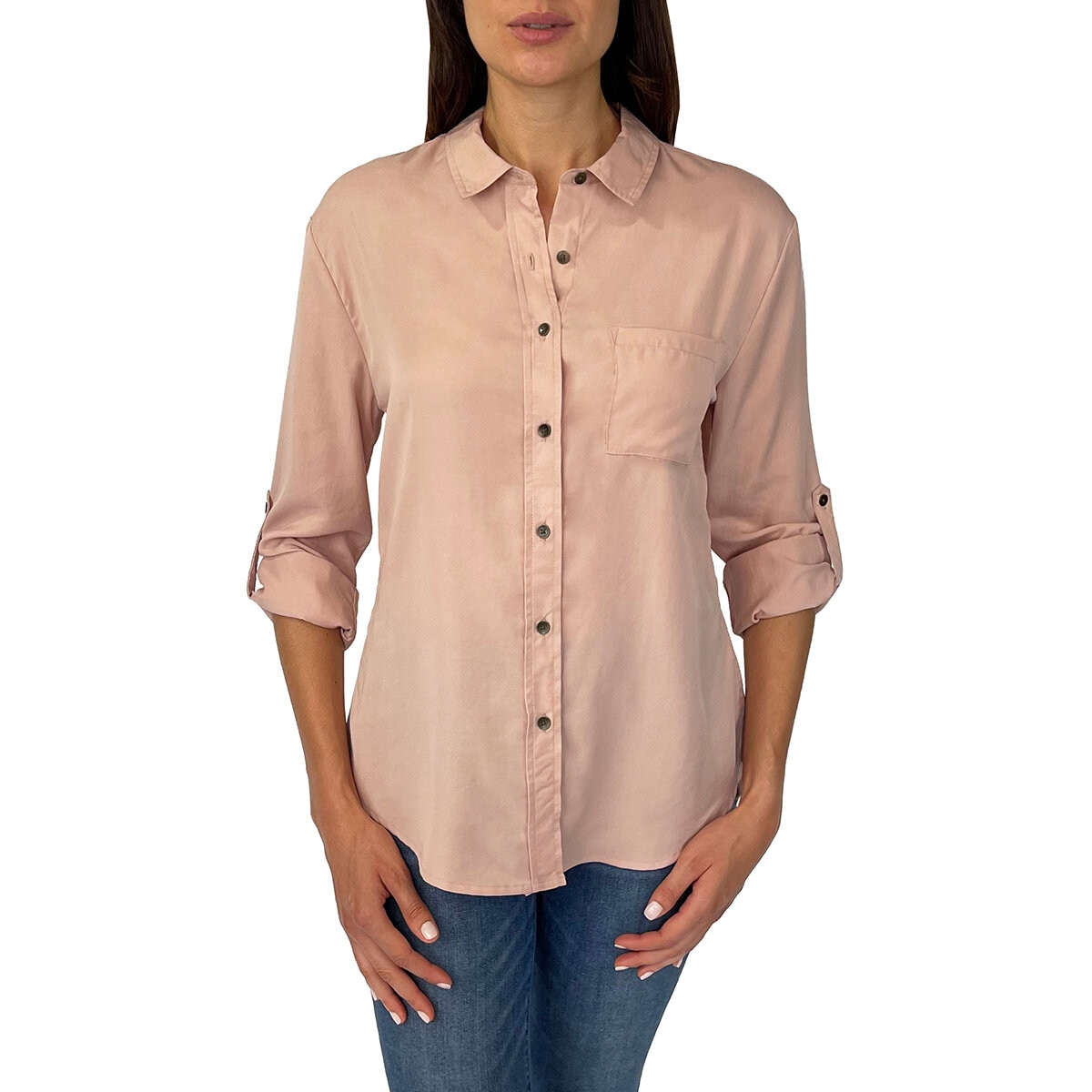 Jachs Girlfriend Camisa para Dama Rosa Chica Costco México