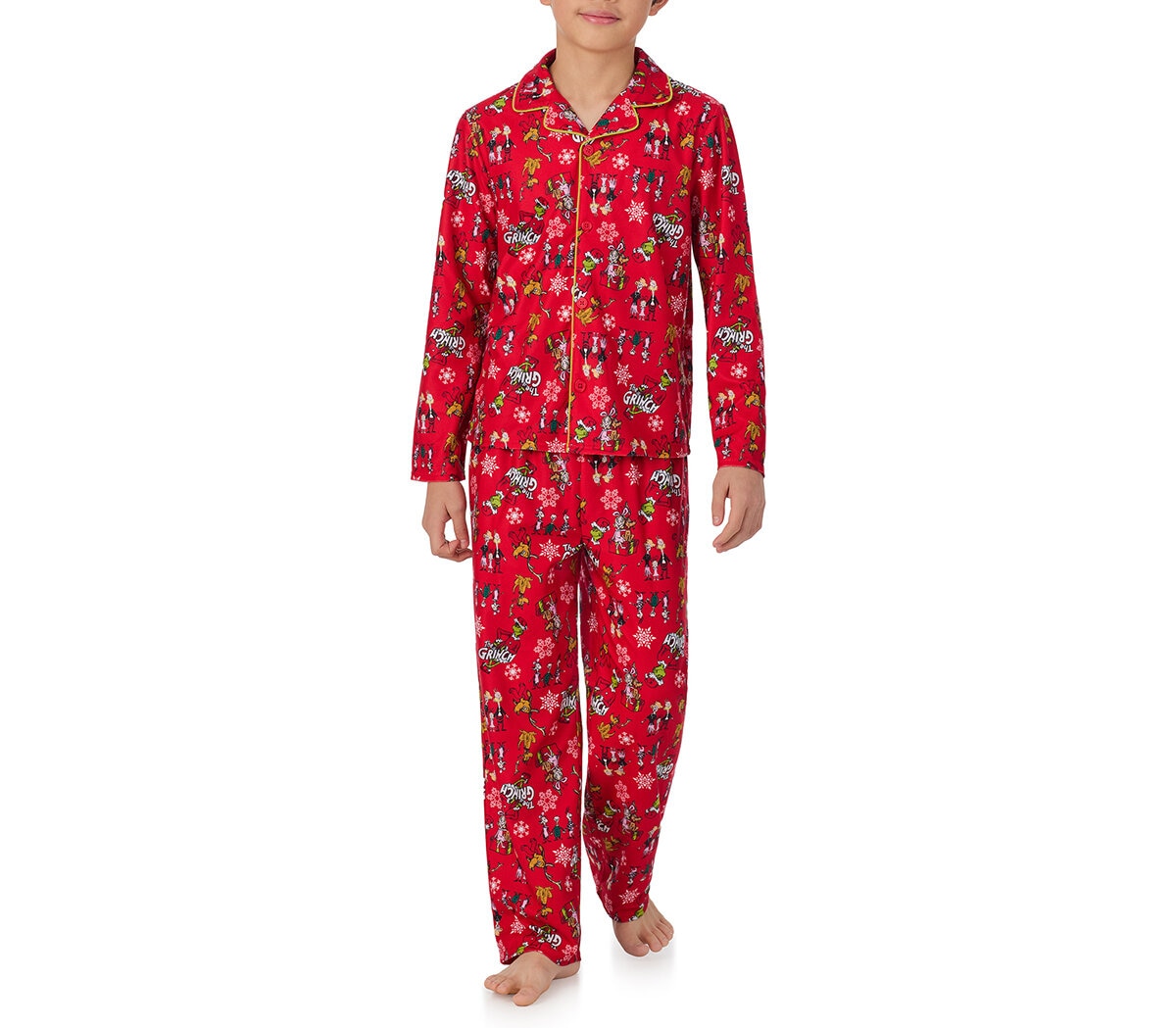 Pijama para Niños y Niñas Rojo The Grinch 10 / 12 Años