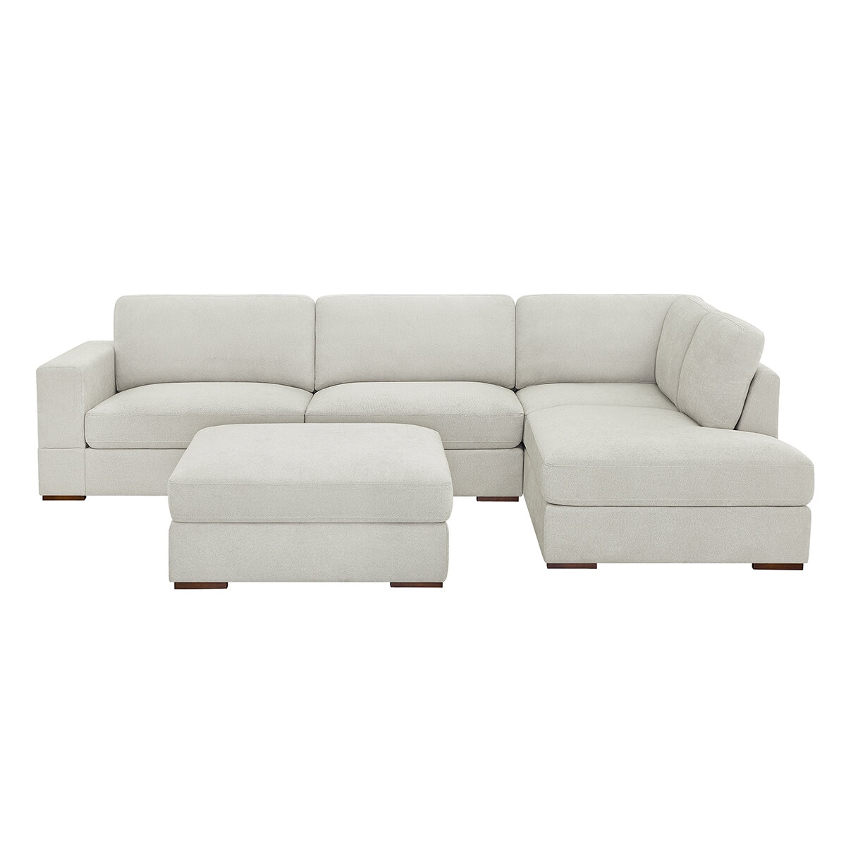 Thomasville, Seccional de Tela de 3 Piezas con Otomano
