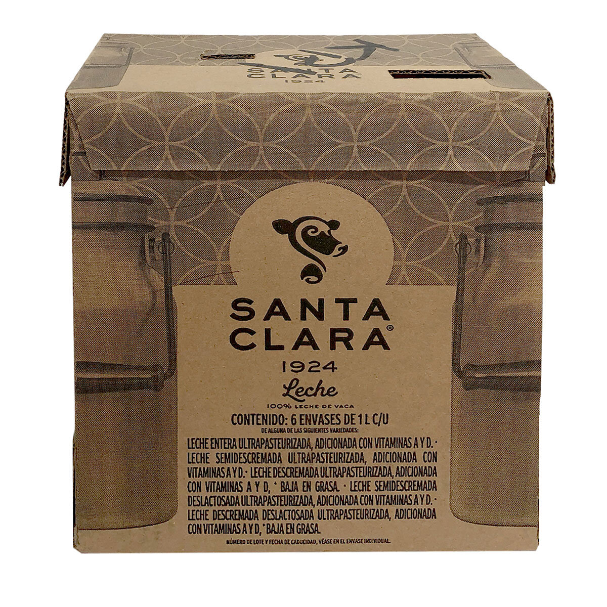 Santa Clara Leche Deslactosada 6 pzas de 1 l