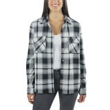 Jachs Camisa de franela para Dama Grande Negro