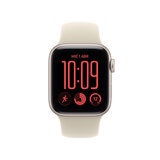 Apple Watch SE 3 (GPS + Celular) 40mm Aluminio Blanco Estelar + Correa Deportiva Arena - Talla M/L Apple Watch SE 3 (GPS + Celular) 40mm Aluminio Blanco Estelar + Correa Deportiva Arena - Talla M/L