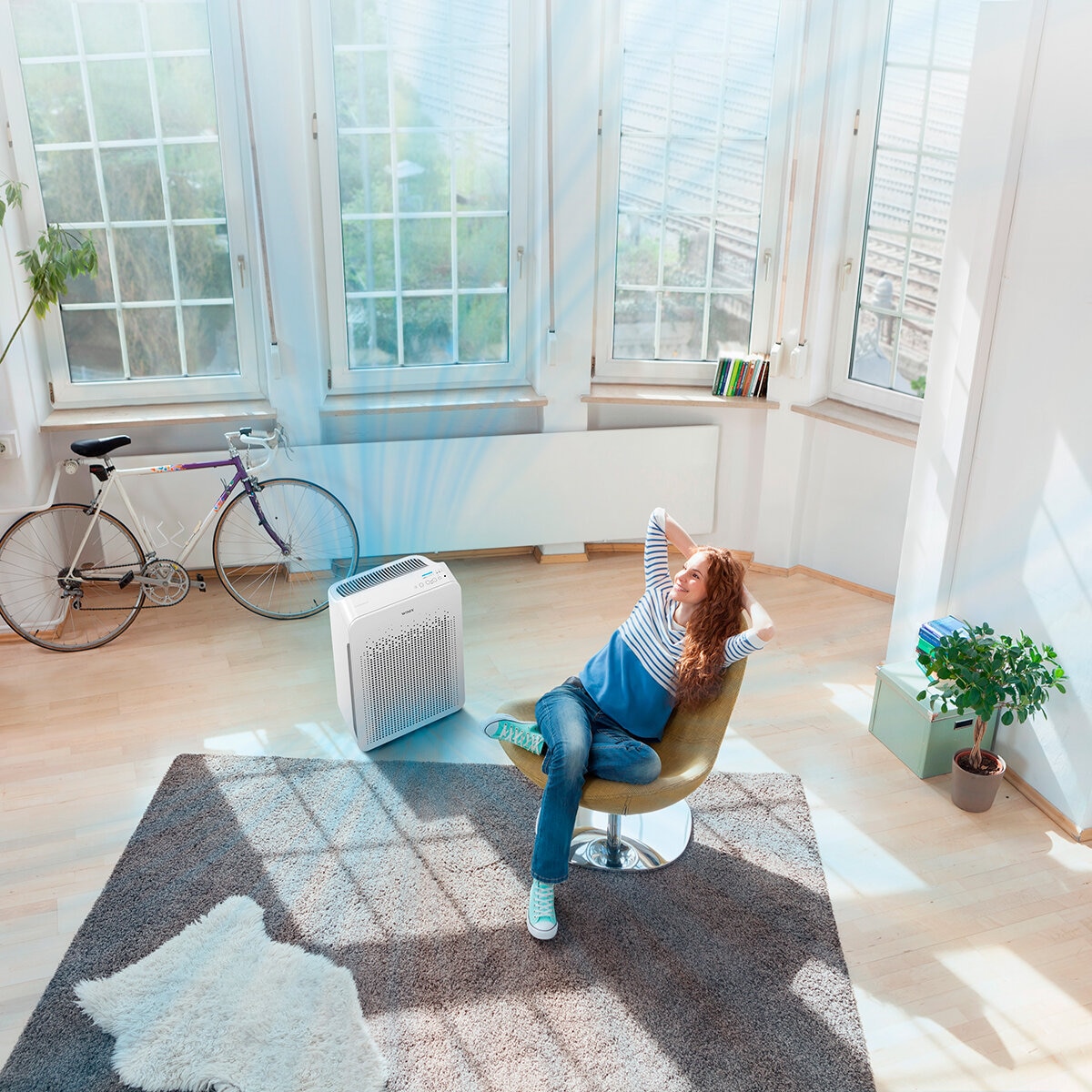 Winix Purificador de Aire C545 , incluye filtros True HEPA para dos años