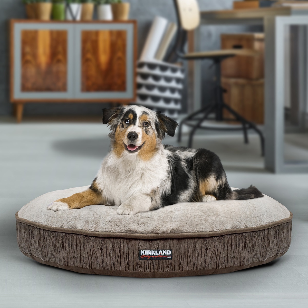 Kirkland Signature, Cama Redonda para Mascotas de 1,07 m de Diámetro