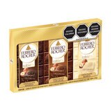 Ferrero Rocher Tabletas De Chocolate 3 pzas de 90g