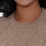 Mario Serrani Italy Chaleco de punto para Dama Café Chica