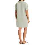 Matty M Vestido Tipo Lino para Dama Verde Extra Grande