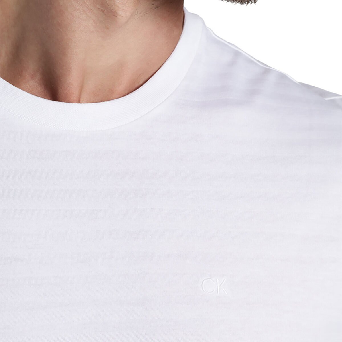 Calvin Klein Playera para Caballero Negro Grande