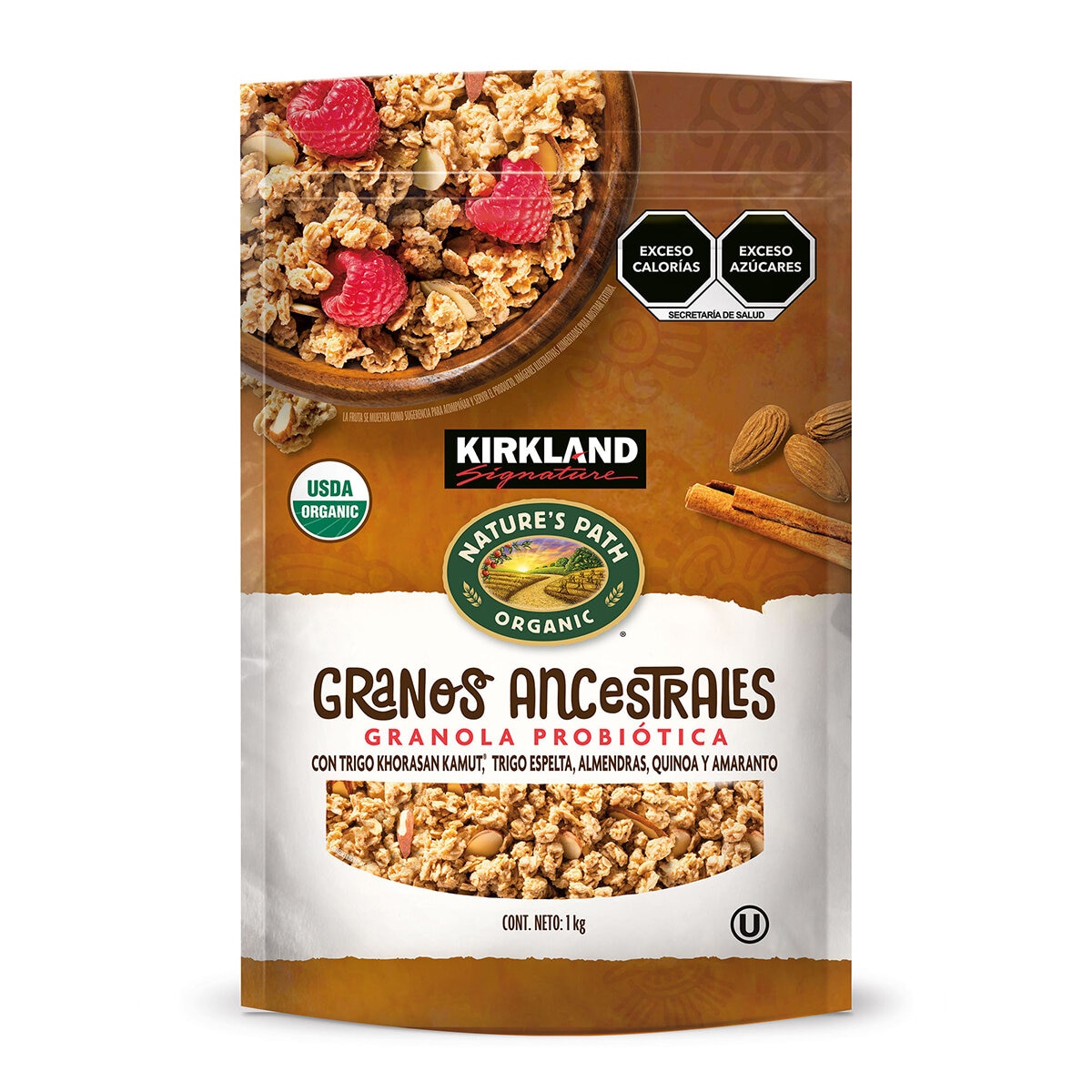 Kirkland Signature Granola Orgánica Granos Ancestrales 1 kg