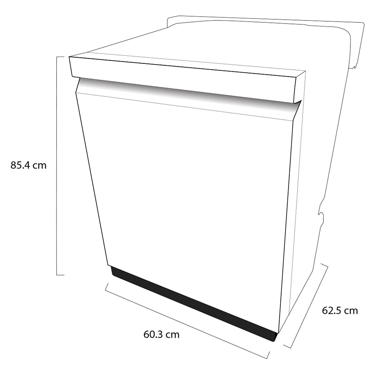 LG Lavavajillas 60cm 15 servicios