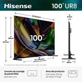 Hisense Pantalla 100" RGB Miniled 4K Google TV Hisense Pantalla 100" RGB Miniled 4K Google TV