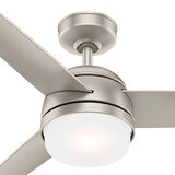 Hunter, Ventilador Midtown Matte Nickel 48"