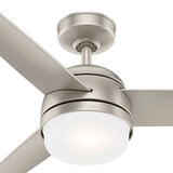 Hunter, Ventilador Midtown Matte Nickel 48" 