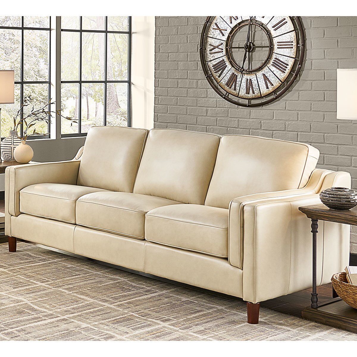 Prospera Home, Dobson, set de sofás, 4 piezas, piel Costco México