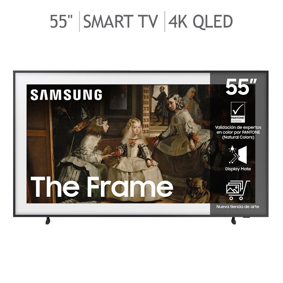 Samsung Pantalla 55" QLED The Frame 4K Smart TV + Marco