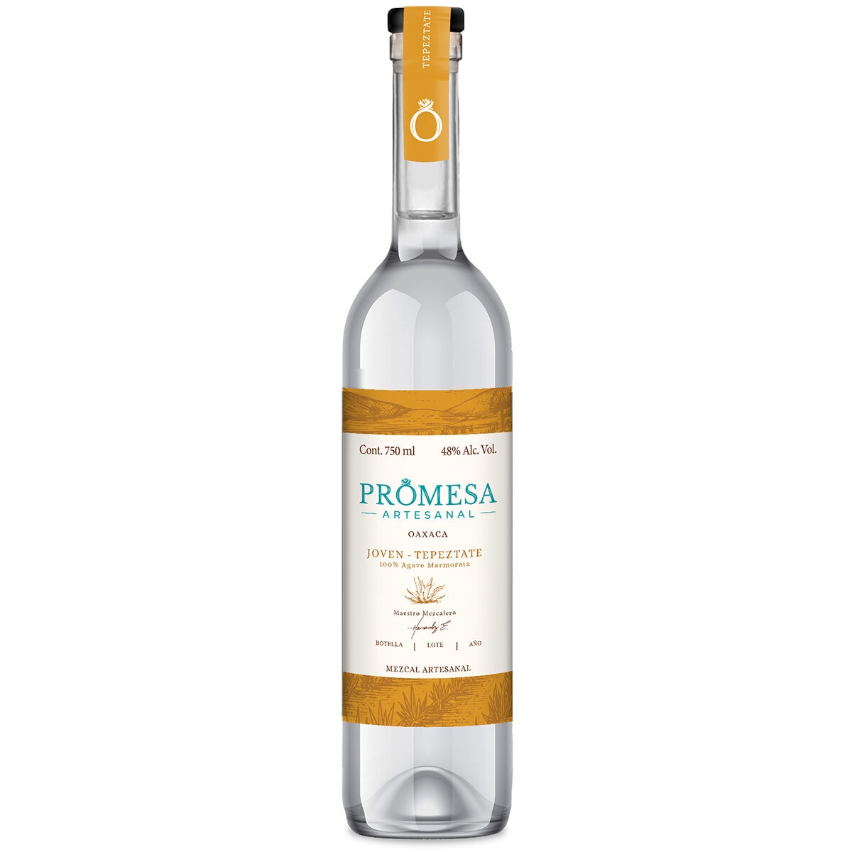 Mezcal Promesa Joven Tepeztate 750ml