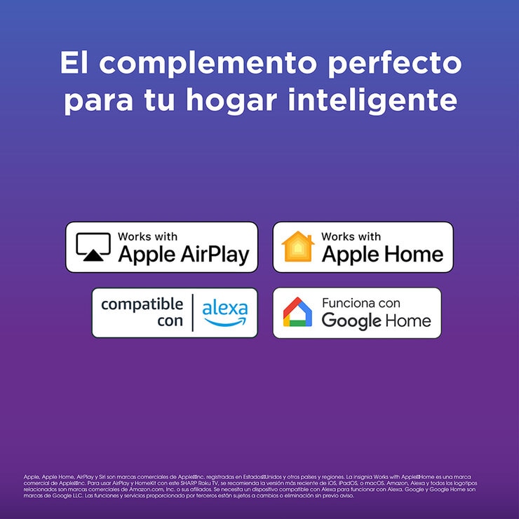 Sharp Pantalla 75" QLED 4K Roku TV