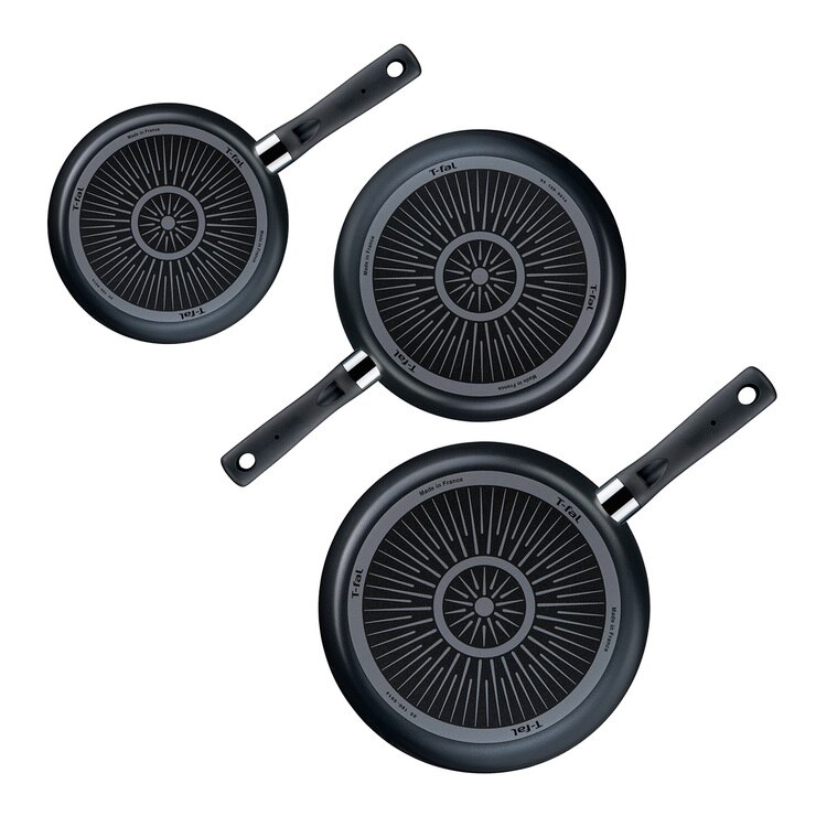 T-Fal, Juego de 3 Sartenes Hard Titanium