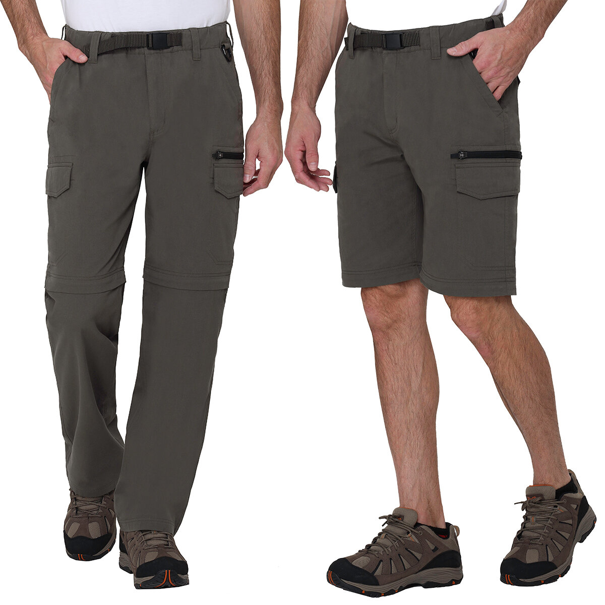 BC Clothing Pantalón Convertible a Short para Caballero Varias Tallas y Colores