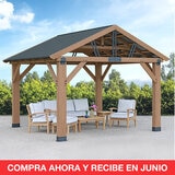 Yardistry, Pérgola Marquesina de 4.27 m x 3.66 m