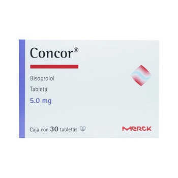 Concor 5.0 mg 30 Tabletas