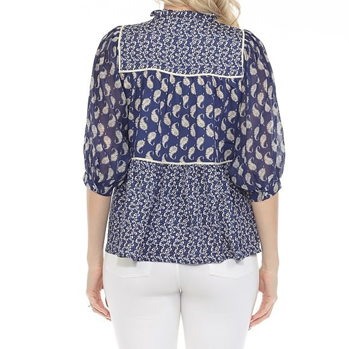 Rain and Rose Blusa para Dama Azul Extra Grande