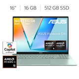 ASUS Vivobook S16 Laptop 16" FHD AMD Ryzen AI 5 330 16GB 512GB SSD