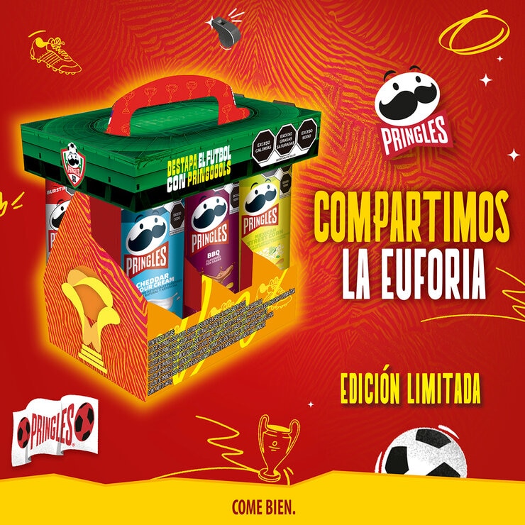 Pringles World Cup Papas Surtidas 6/158 g Pringles World Cup Papas Surtidas 6/158 g