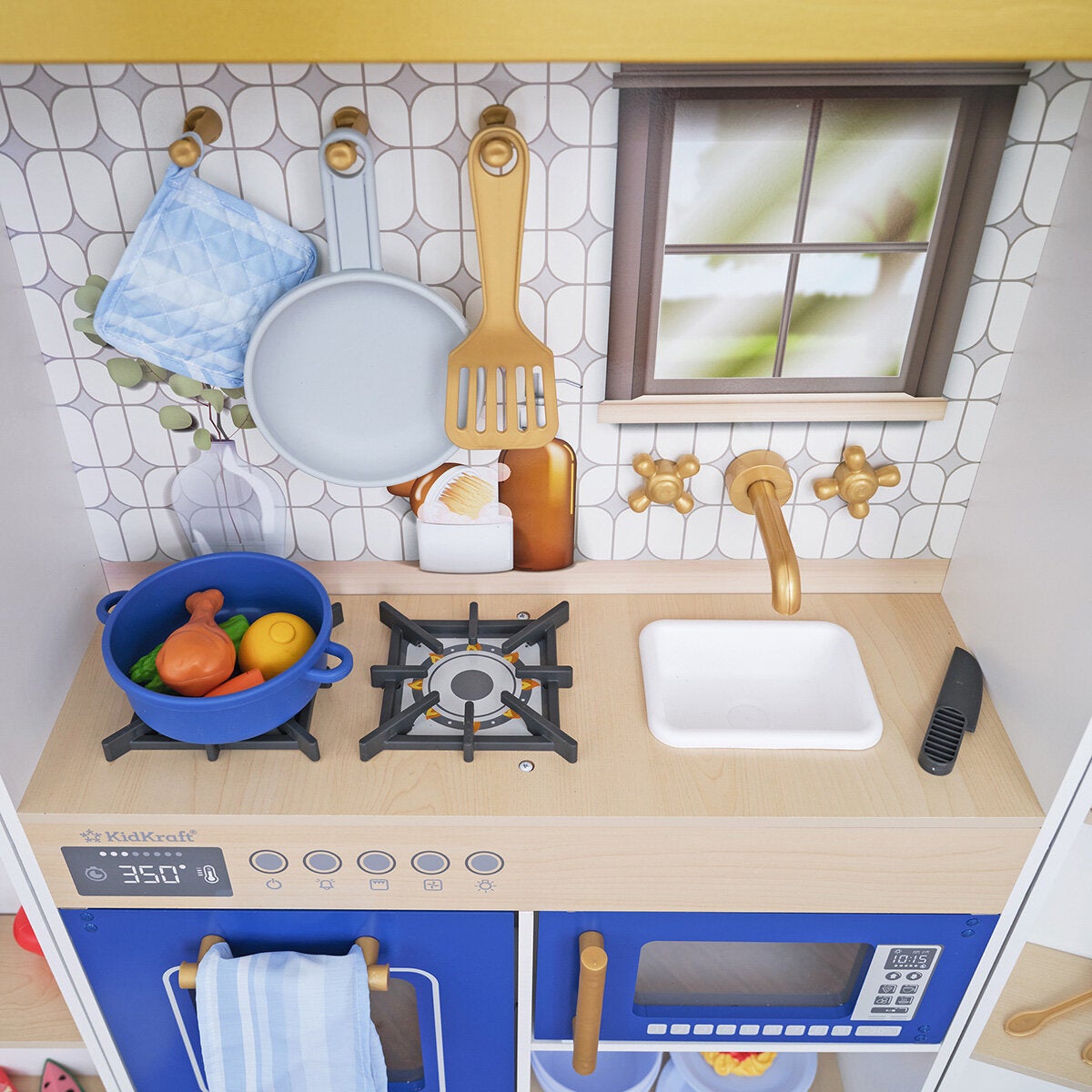 Kidkraft Cocina de Juguete para Cocinar, 44 Accesorios