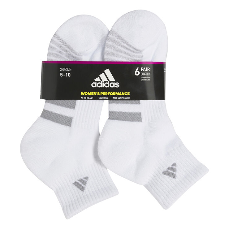 Adidas Calcetines para Dama 6 pares Blanco