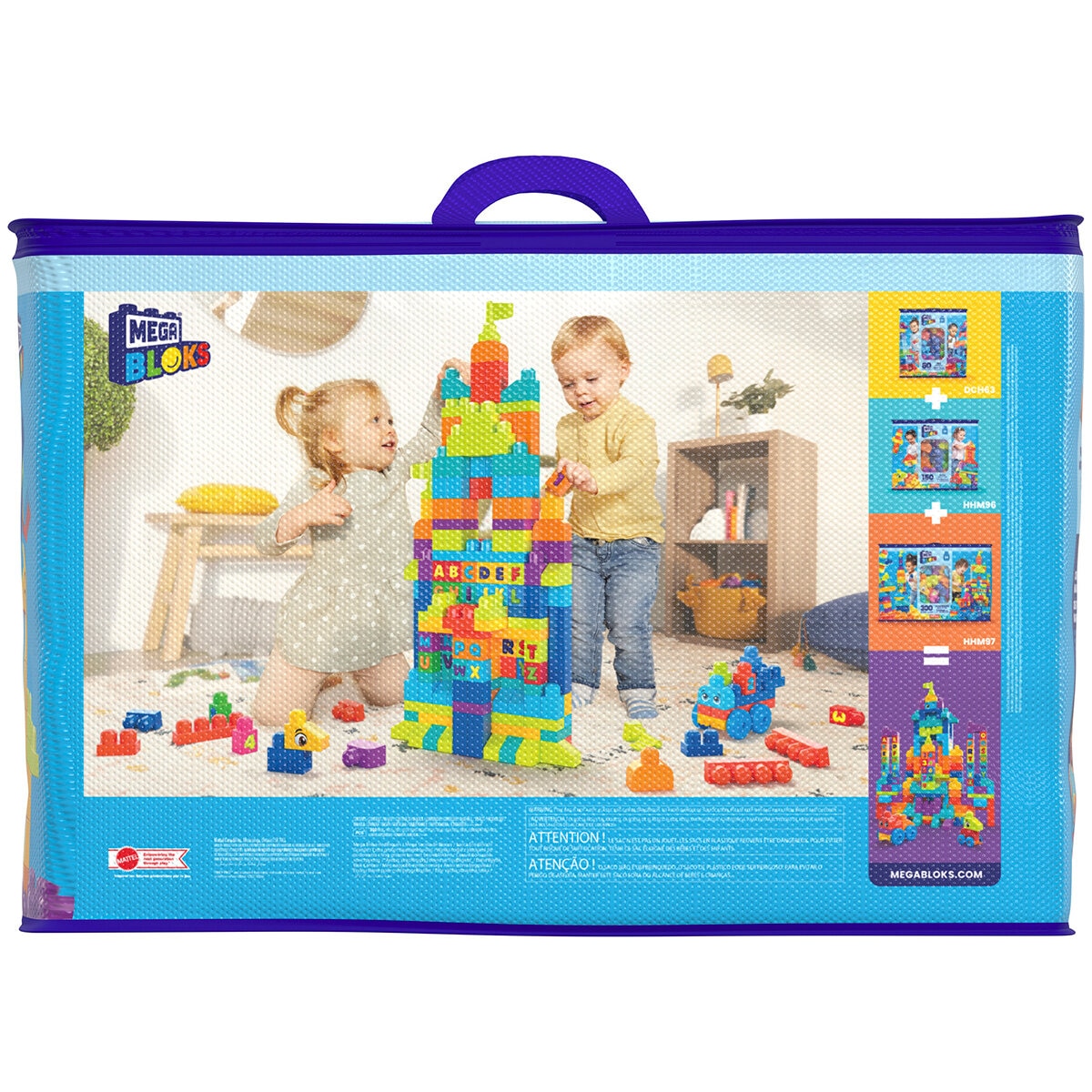 Fisher-Price, Bolsa de Mega Bloks con 300 Pzas