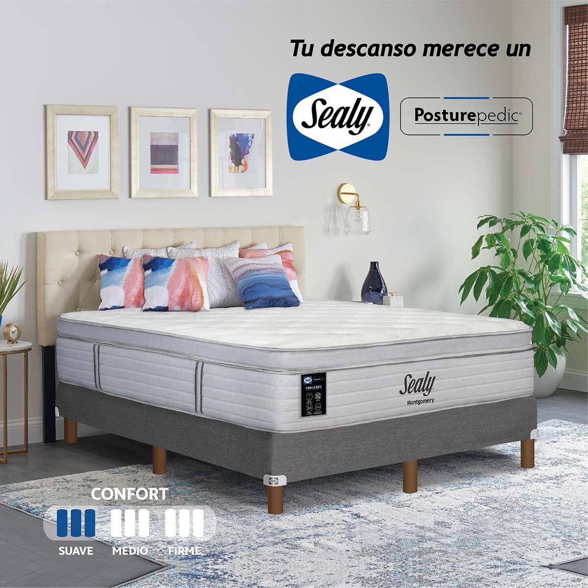 Sealy, Montgomery, Colchón Queen Size