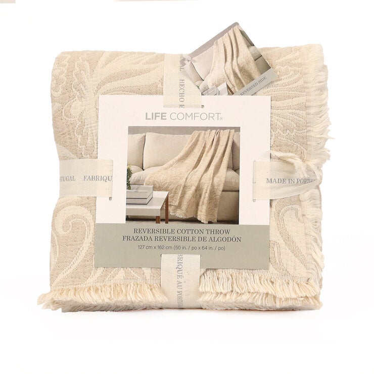 Life Comfort, Frazada Reversible de Algodón, Varios Modelos Life Comfort, Frazada Reversible de Algodón, Varios Modelos