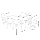 SunVilla, Fairchild comedor de 7 piezas para patio