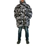 The Wayy Big Hoodie Sudadera Unisex Gris Unitalla