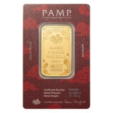 Lingote de Oro 1 oz PAMP, Dragón Buena Suerte
