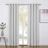 SUN + BLK Cortinas con Bloqueo Total de Luz 132 cm x 213 cm Varios Colores