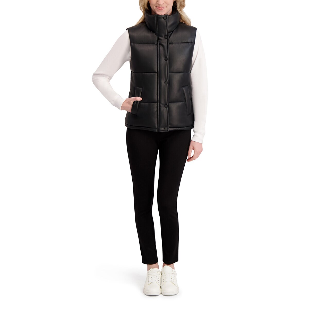 Marc New York Chaleco para Dama Negro Mediana