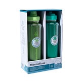 Thermoflask Botellas de Acero Inoxidable con Aislamiento al Vacio de Doble Pared 1.2L Verde/Azul