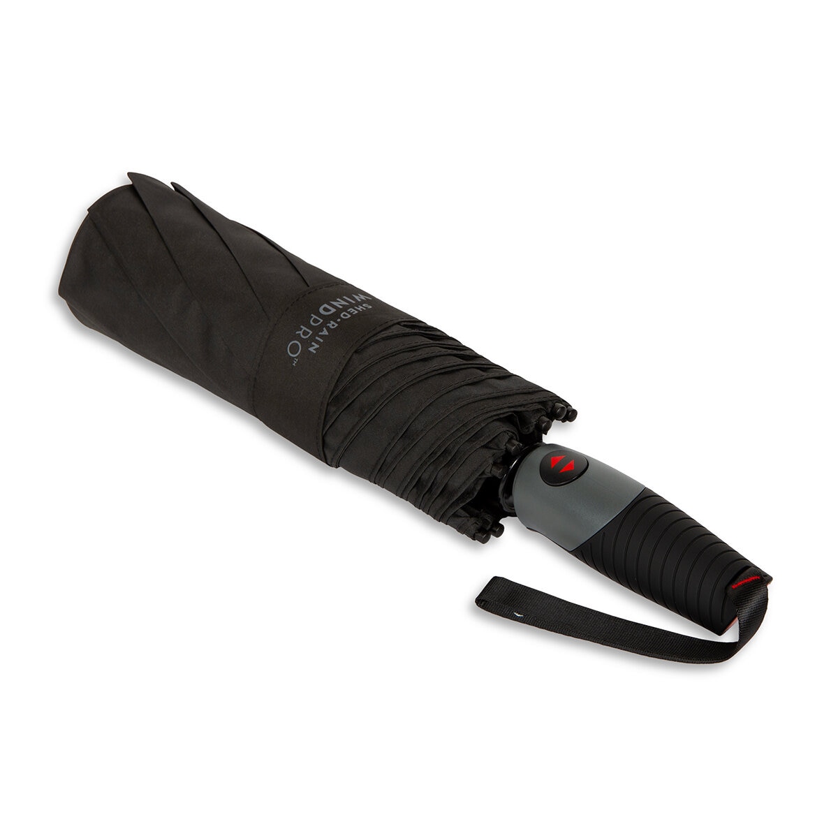 WindPro Paraguas Compacto 46 Pulgadas Negro