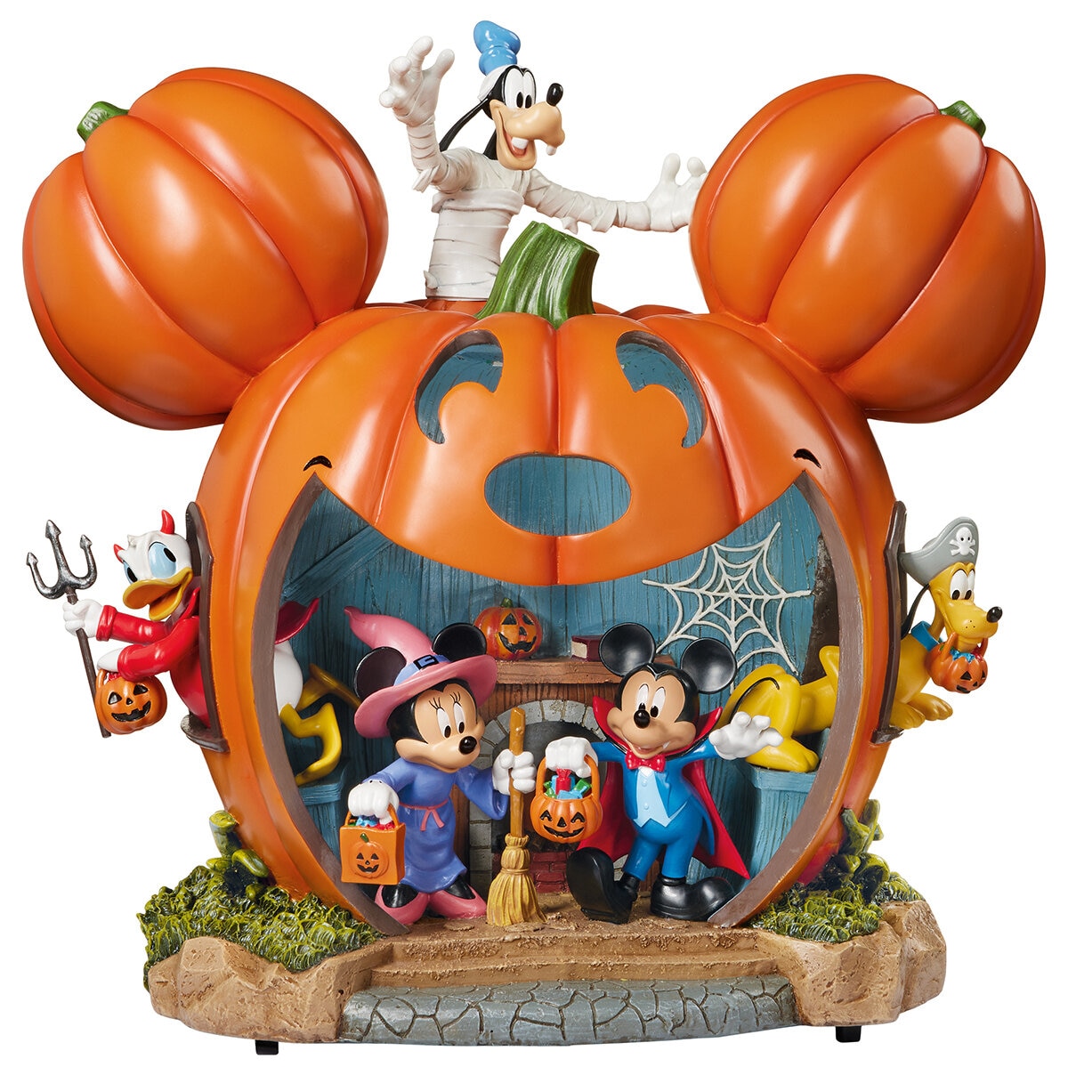 Disney Casa de Calabaza de Halloween con Luces y Música