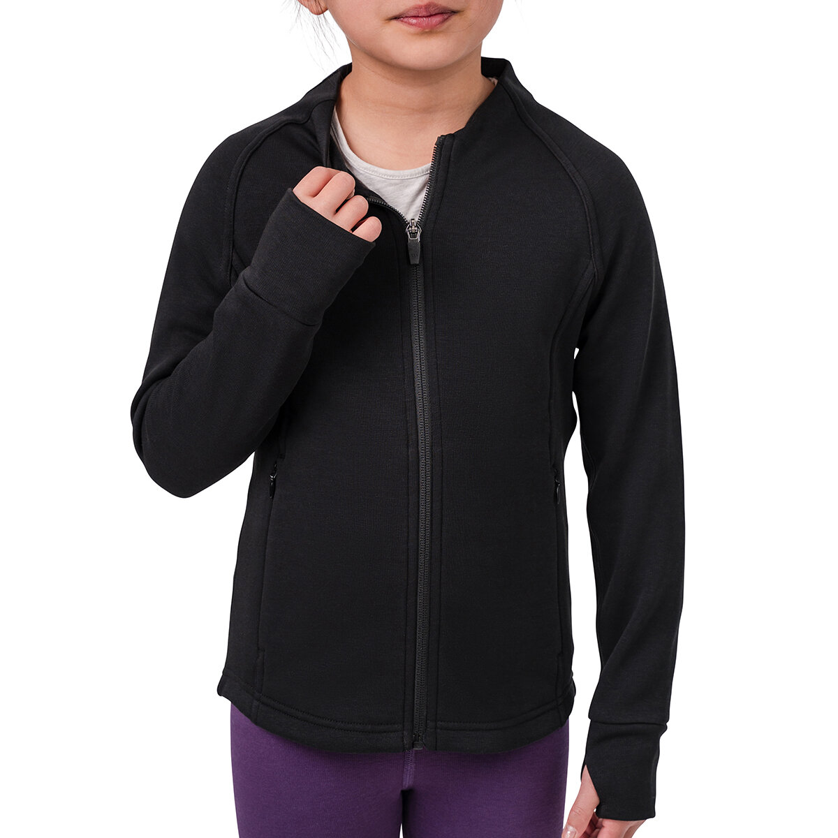 Tuff Apparel Chamarra para Niñas Negro 7 / 8 Años