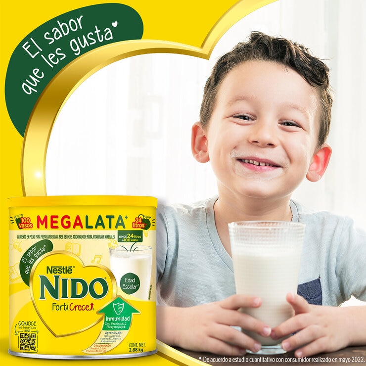 Nido Leche En Polvo Entera Fortificada 2.88 kg