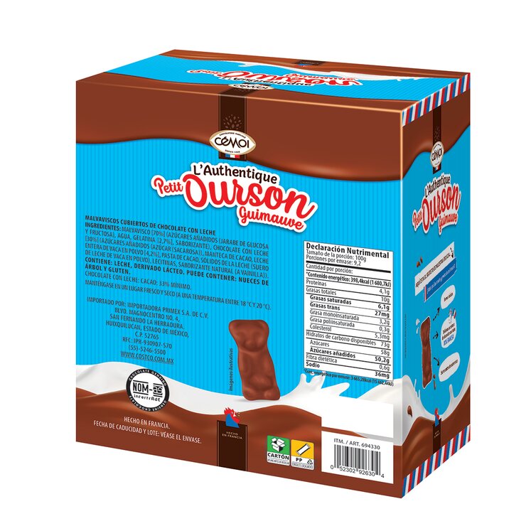 Cemoi Malvaviscos Cubiertos de Chocolate con Leche 920 g