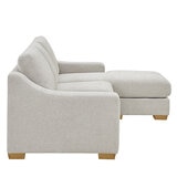 Thomasville , Sofá de Tela Tipo Chaise de 2 Piezas