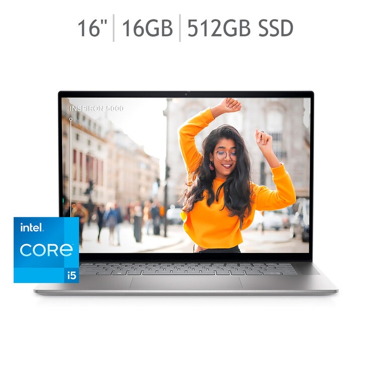 Dell Laptop Inspiron 16" 5620 Intel® Core™ i5, 16 GB RAM, 512 GB SSD