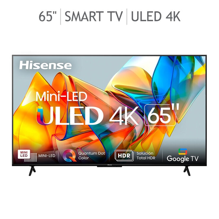 Hisense Pantalla 65'' Mini-LED 4K UHD Smart TV