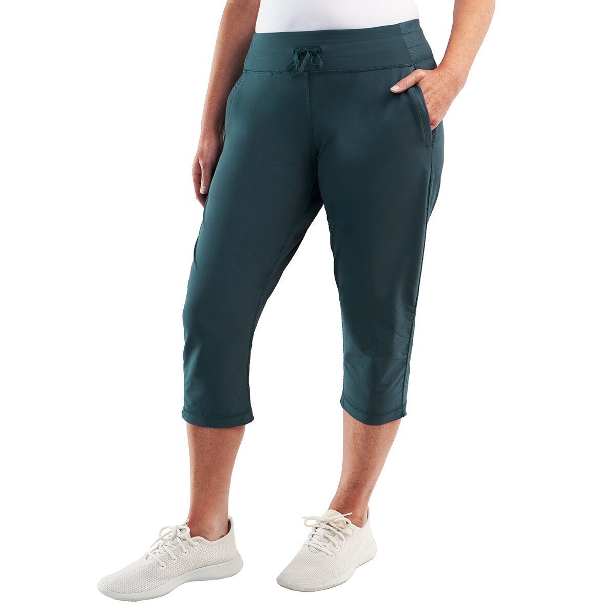 Kirkland Signature Pants Capri para Dama Azul Extra Grande
